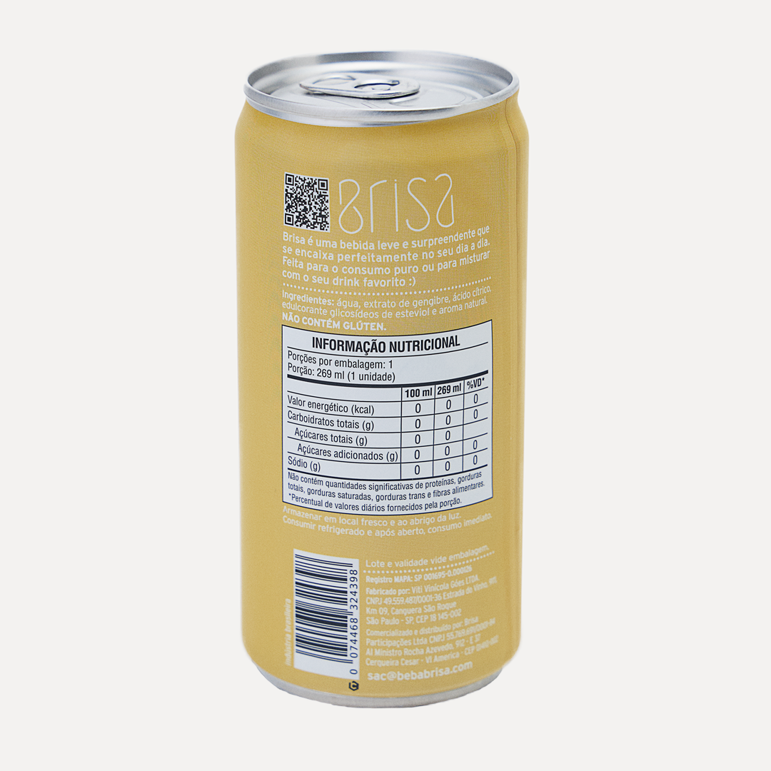 KIT 12 LATAS: GINGER ALE + ÁGUA DE COCO COM GRAPEFRUIT E MENTA